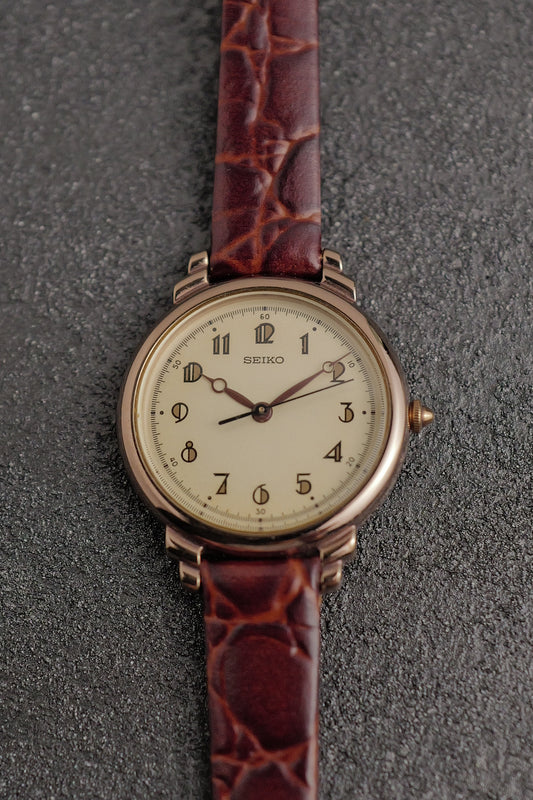 Seiko "Eggshell Art-deco" Circa. 1985