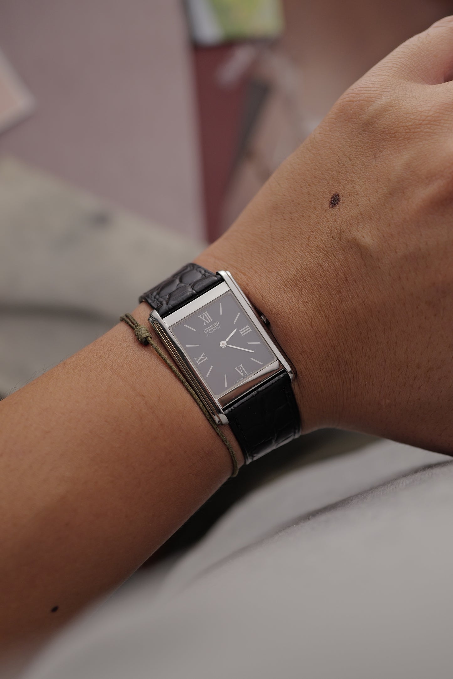 Citizen Tank Eco-drive Solar Men's Circa. 1990s