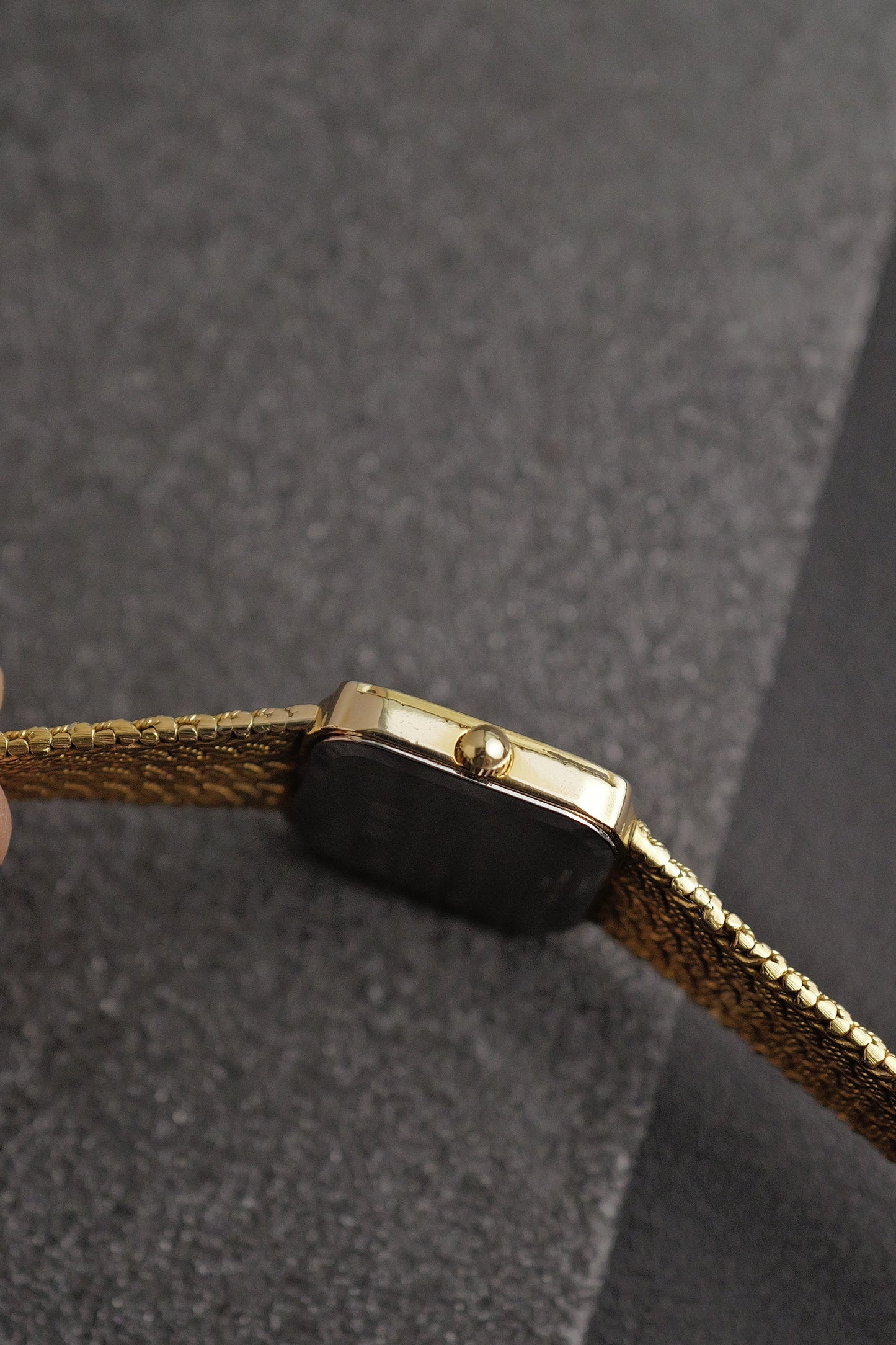 Longines "Square" Integrated Bracelet Circa. 1980s