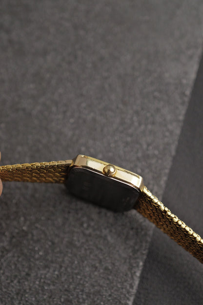 Longines "Square" Integrated Bracelet Circa. 1980s