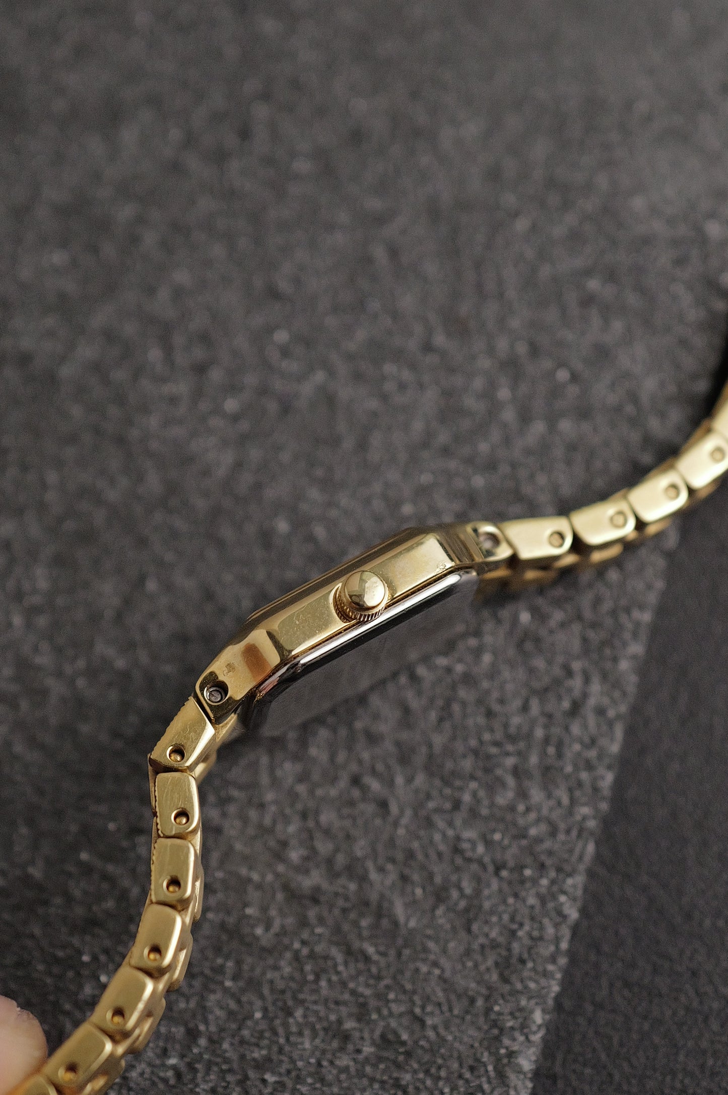 Citizen Mini-Tank Integrated Bracelet Circa. 1990s