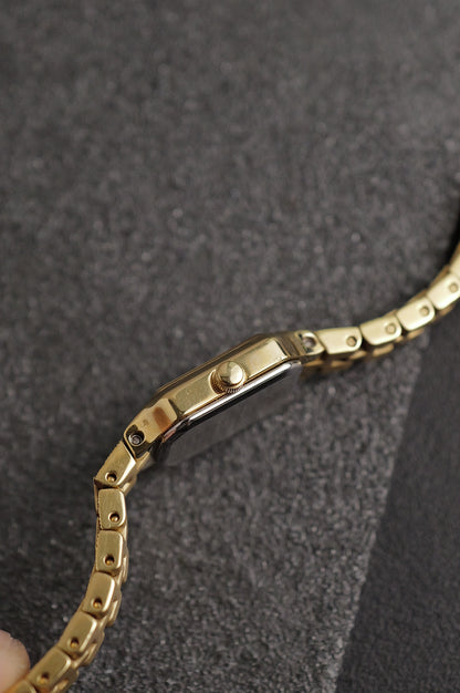 Citizen Mini-Tank Integrated Bracelet Circa. 1990s