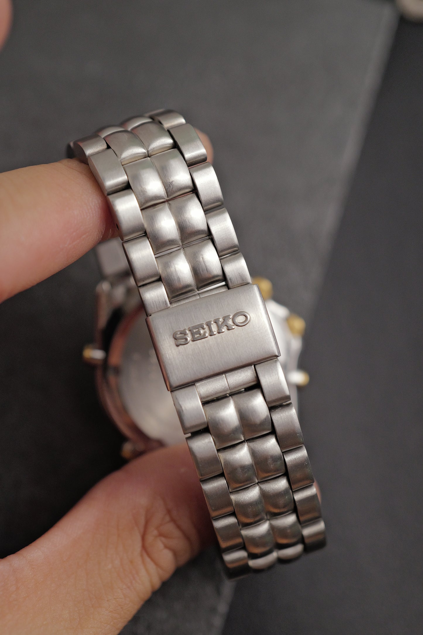 Seiko Sports Chronograph "Blue steel Circa. 2000