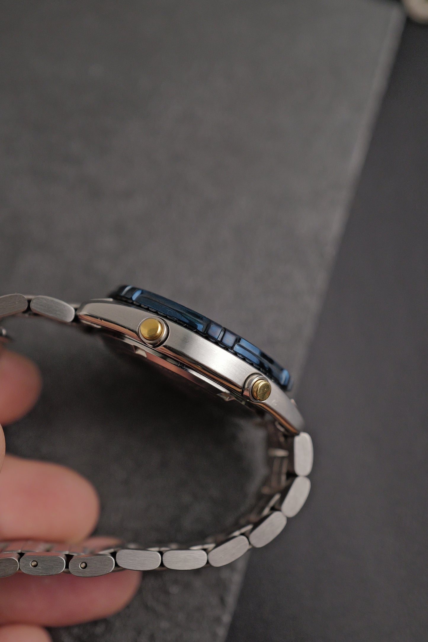 Seiko Sports Chronograph "Blue steel Circa. 2000