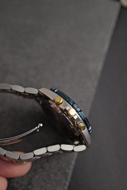 Seiko Sports Chronograph "Blue steel Circa. 2000