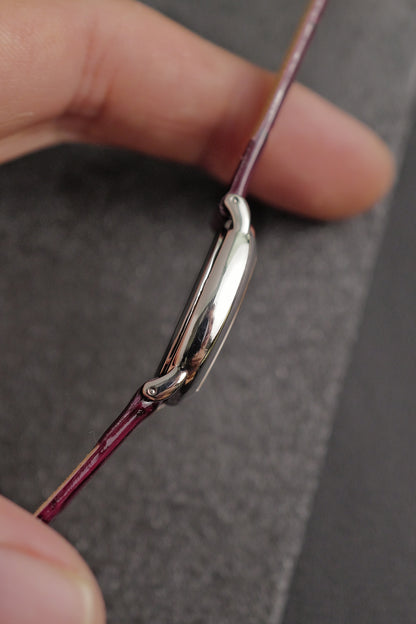 Seiko Ladies "Baignoire" Mini in Pink Dial Circa. 1990