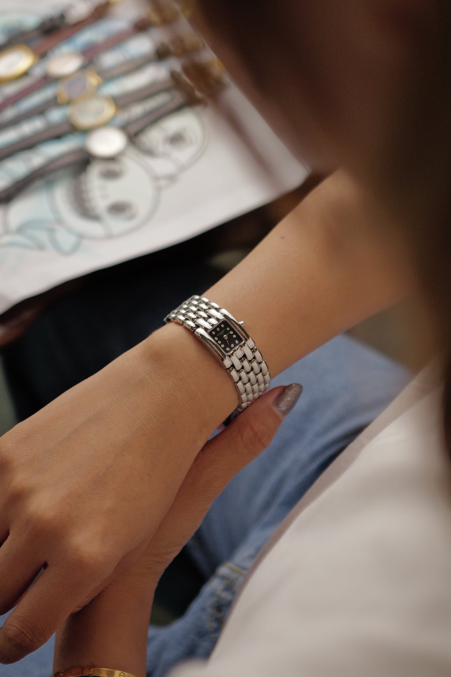 Chaumet Khesis w/ Original Diamond markers Circa. 2000s