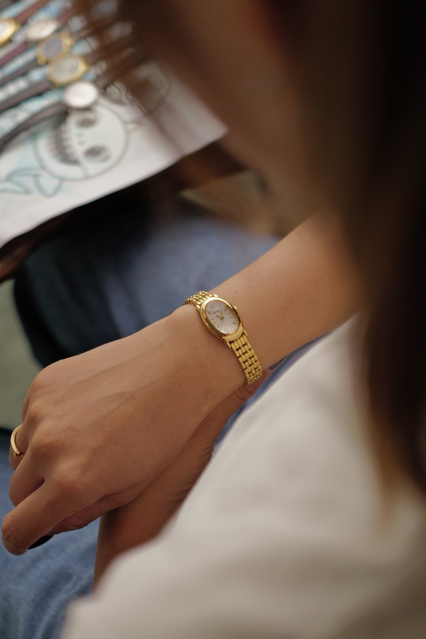 Seiko Mini Baignoire on Custom Bracelet Circa.1997