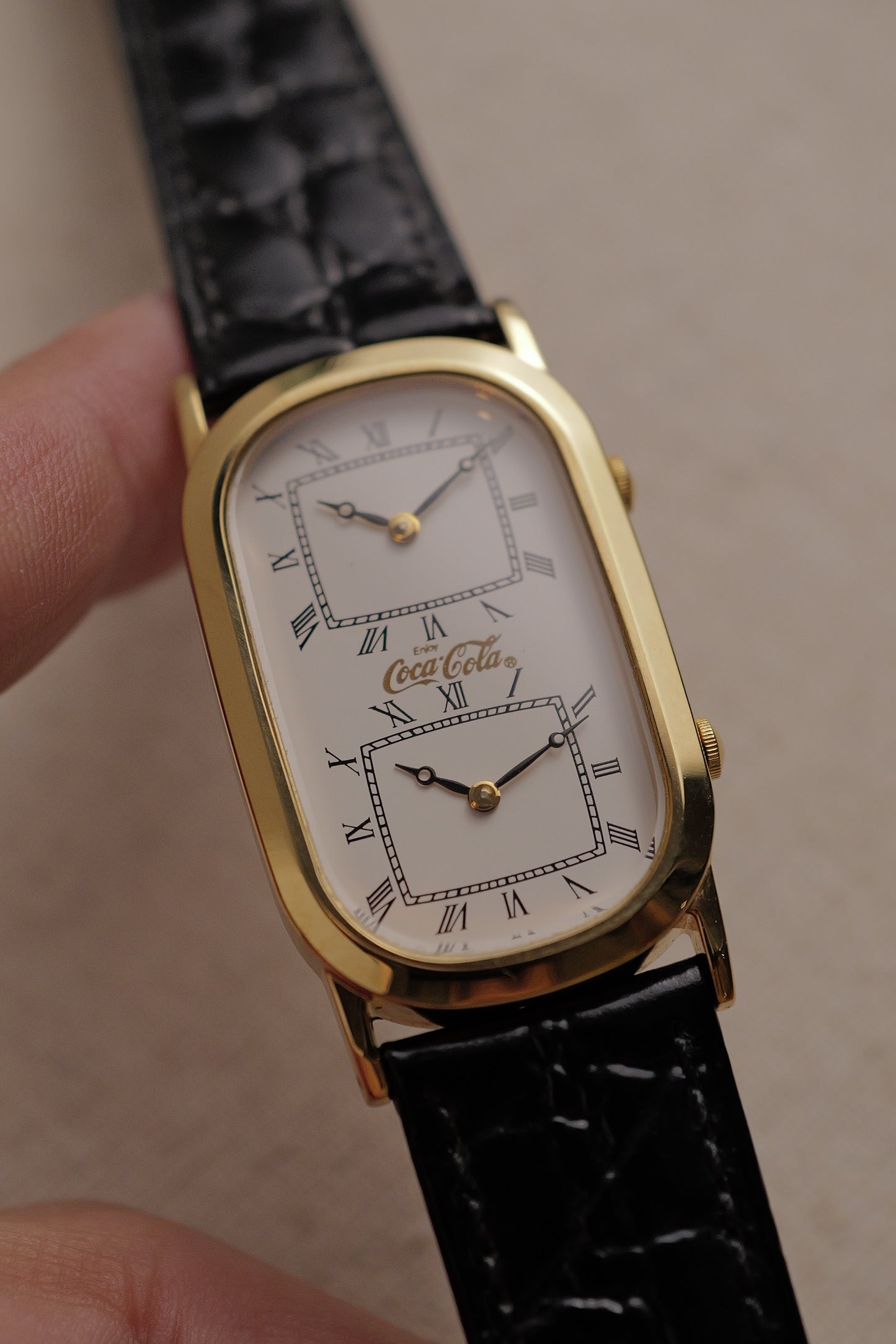 Seiko Coca-Cola Dual-Time  w/ original box Circa. 1990s