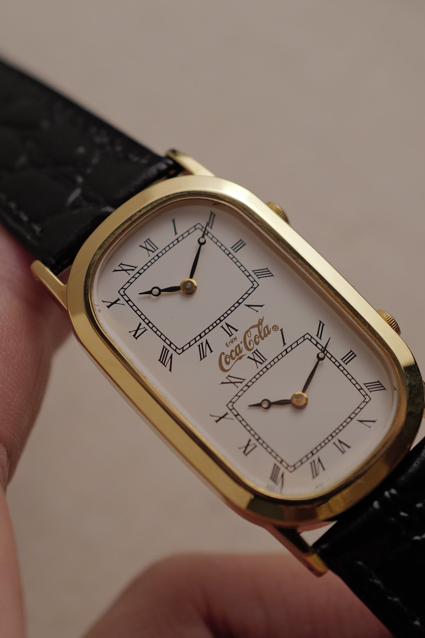 Seiko Coca-Cola Dual-Time  w/ original box Circa. 1990s