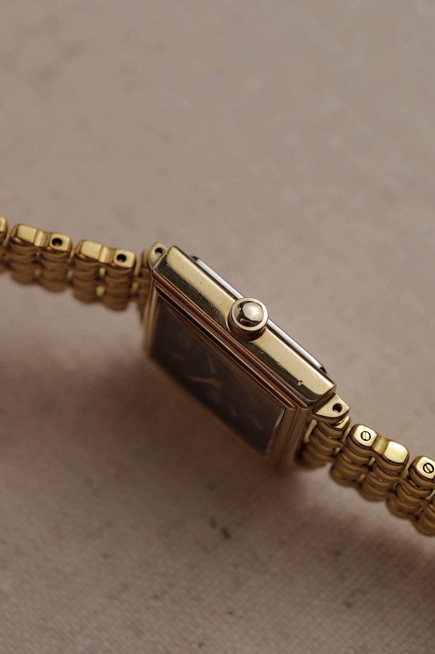 Seiko Art Deco Step Bezel on custom bracelet Circa.1995