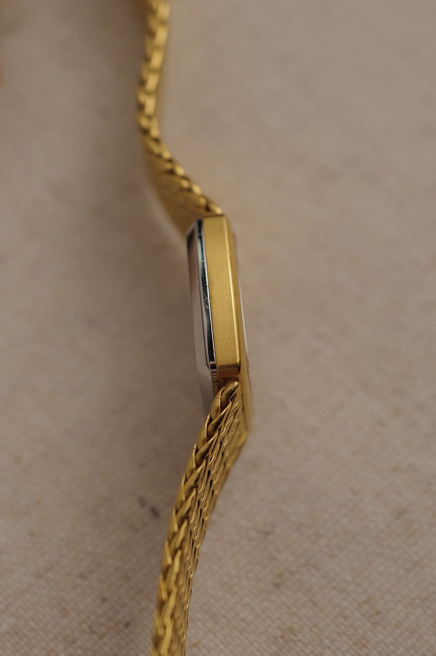 omega de-ville integratred bracelet circa. 1980s