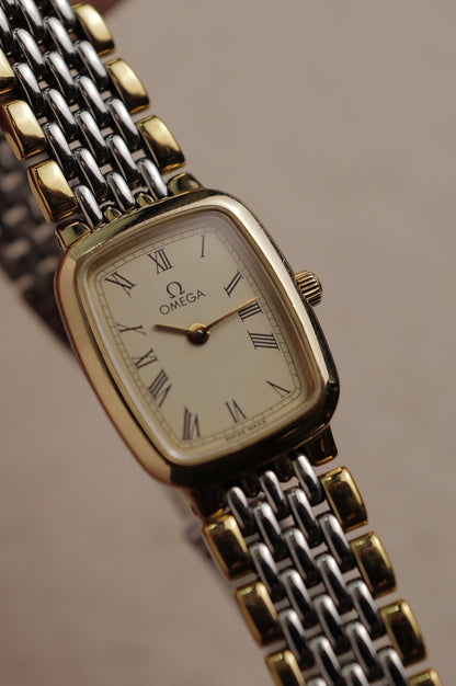 Omega De-ville "Classic Roman 2 tone" Circa. 1990s