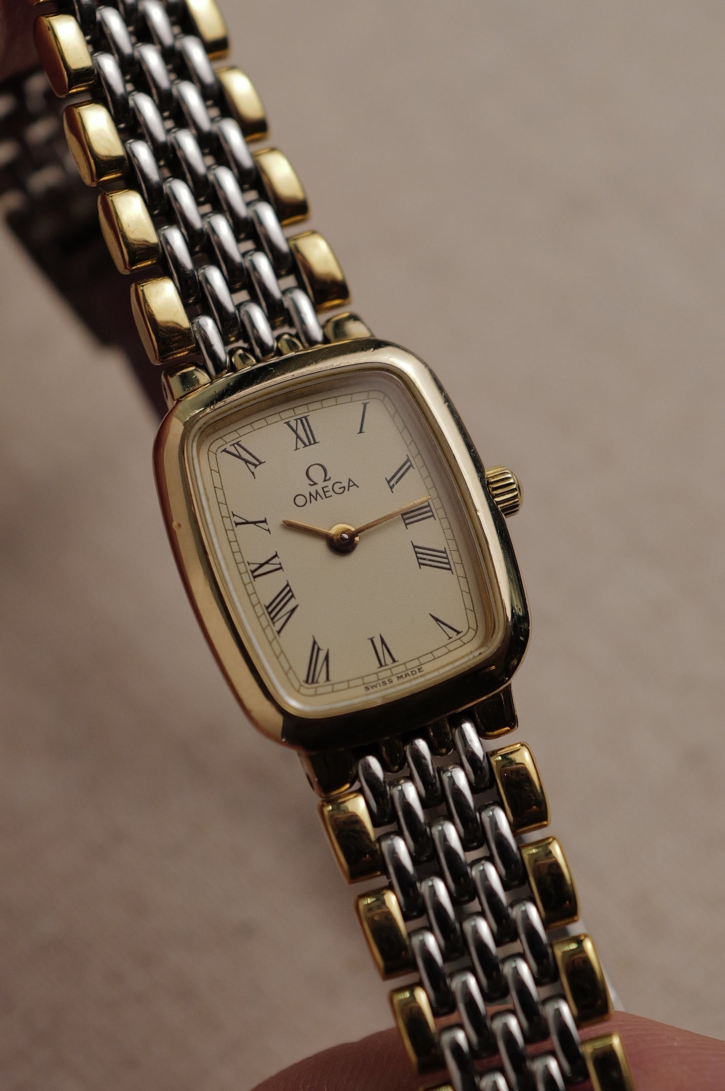 Omega De-ville "Classic Roman 2 tone" Circa. 1990s