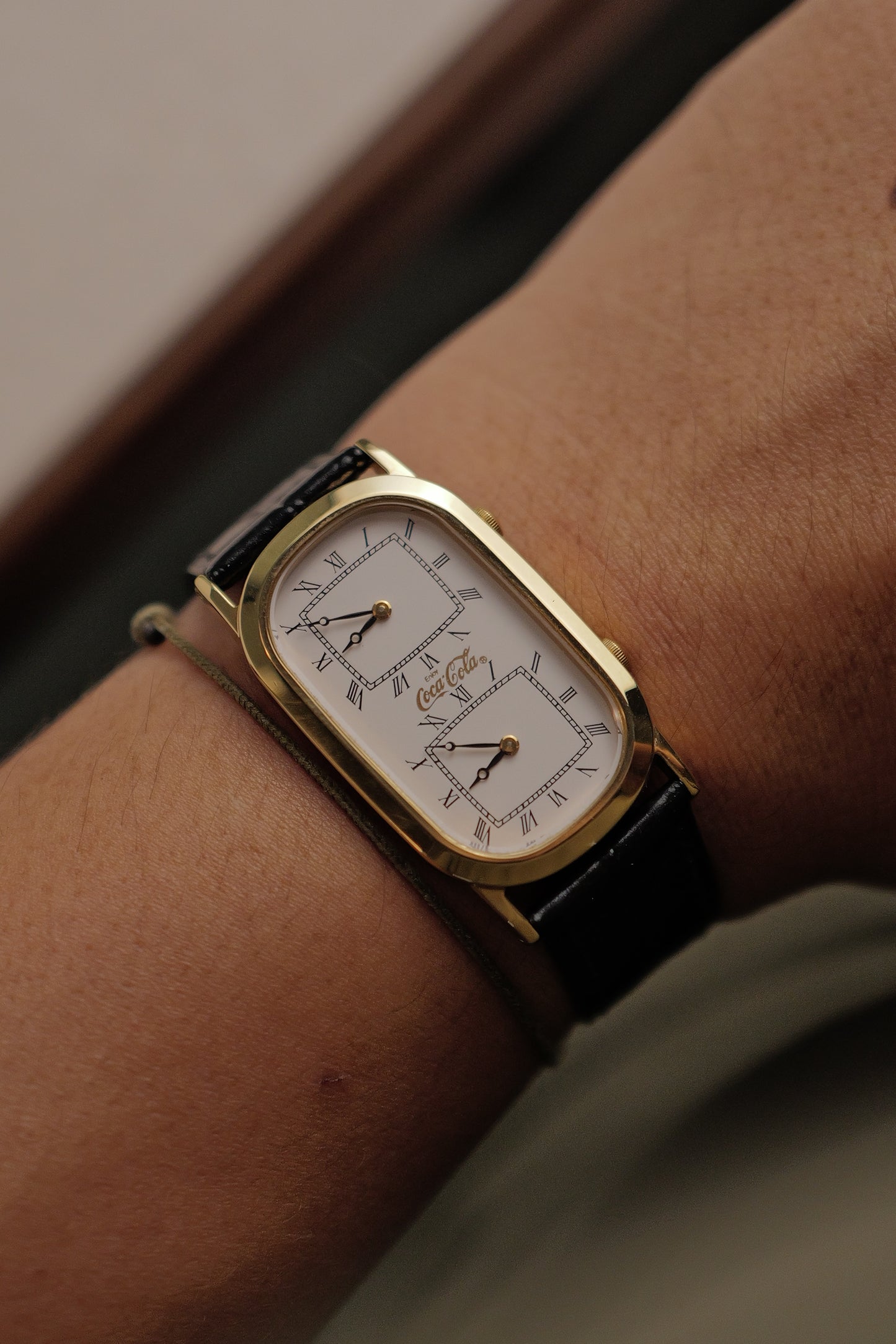 Seiko Coca-Cola Dual-Time  w/ original box Circa. 1990s