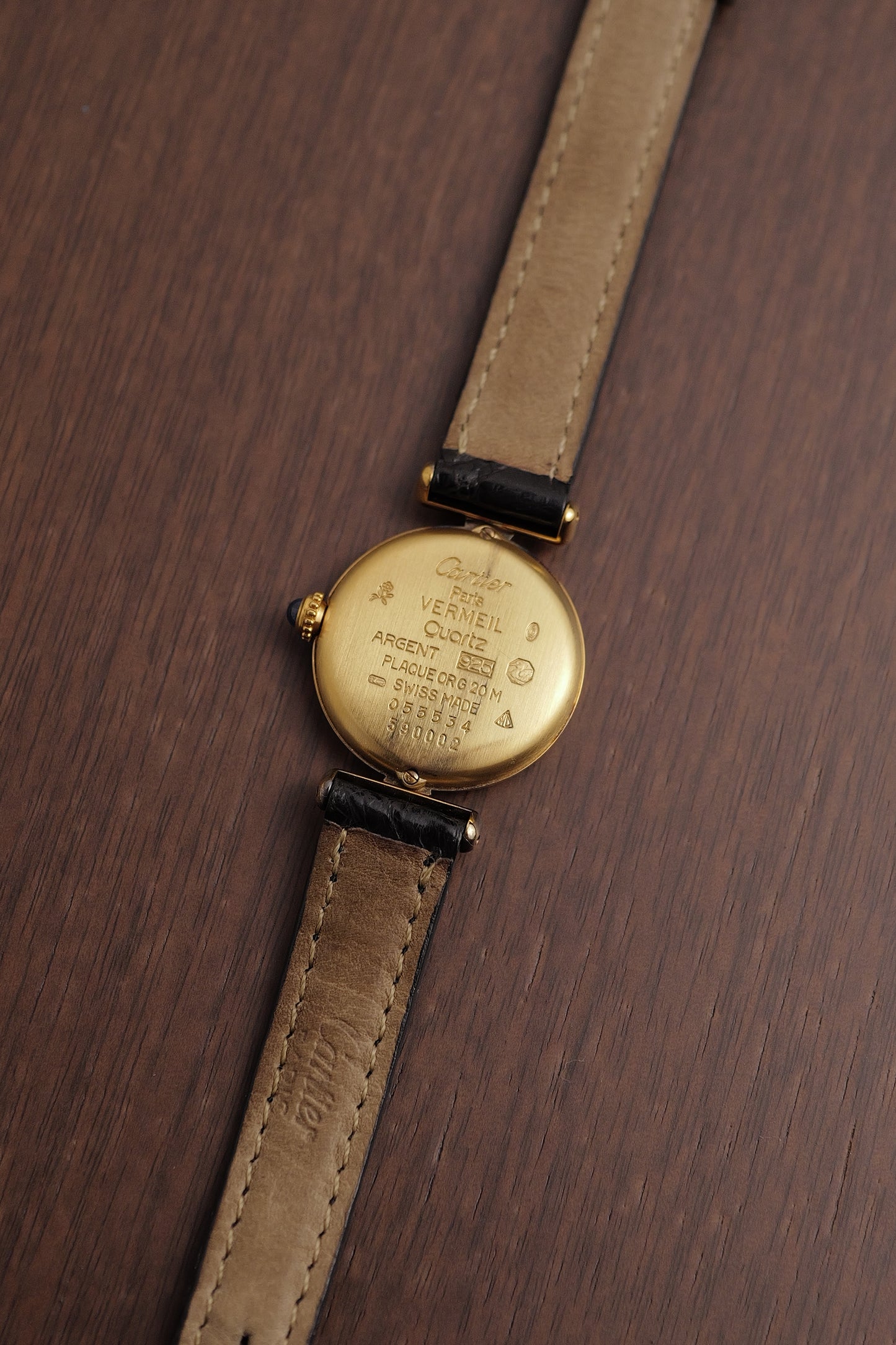 Cartier Colisee " Art-deco Roman" Quartz Circa. 1980s Full set