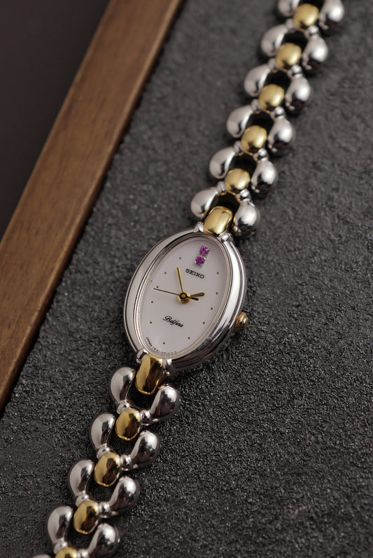 Seiko "Belfina Ellipse" 2 tone Circa. 1980