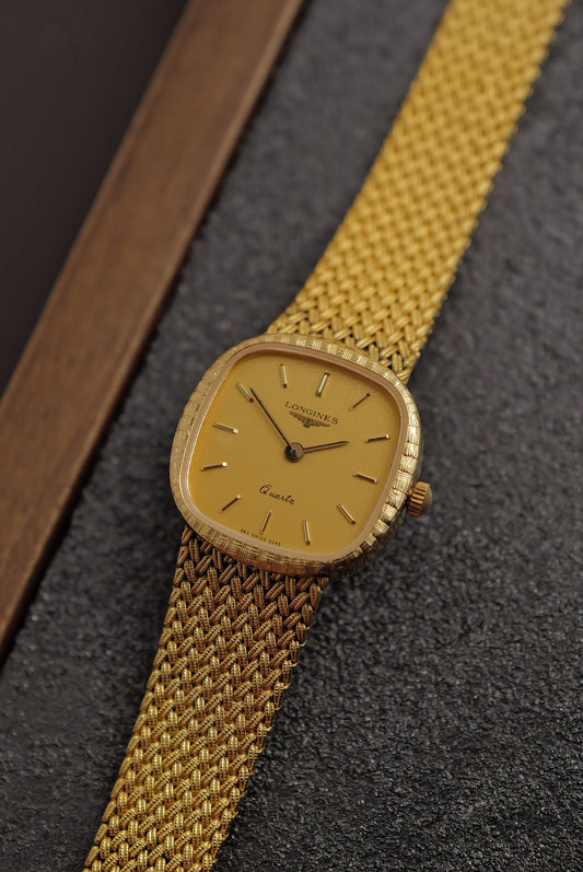 Ladies Longines Quartz Golden Weave Circa. 1990