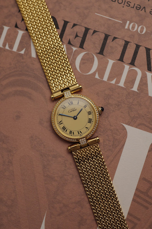Cartier Vendome SM w/ Diamonds Circa. 1990s