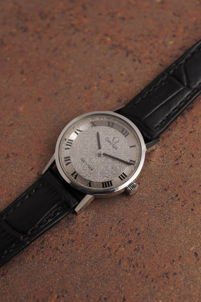 Omege De-ville "Floral" Circa. 1970s in steel