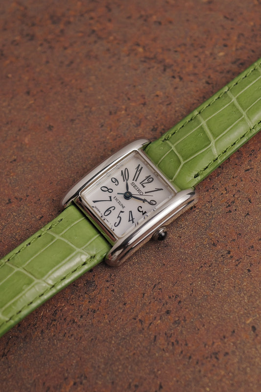 Seiko Exceline Mother of Pearl "Exploding Numerals" Circa. 1993