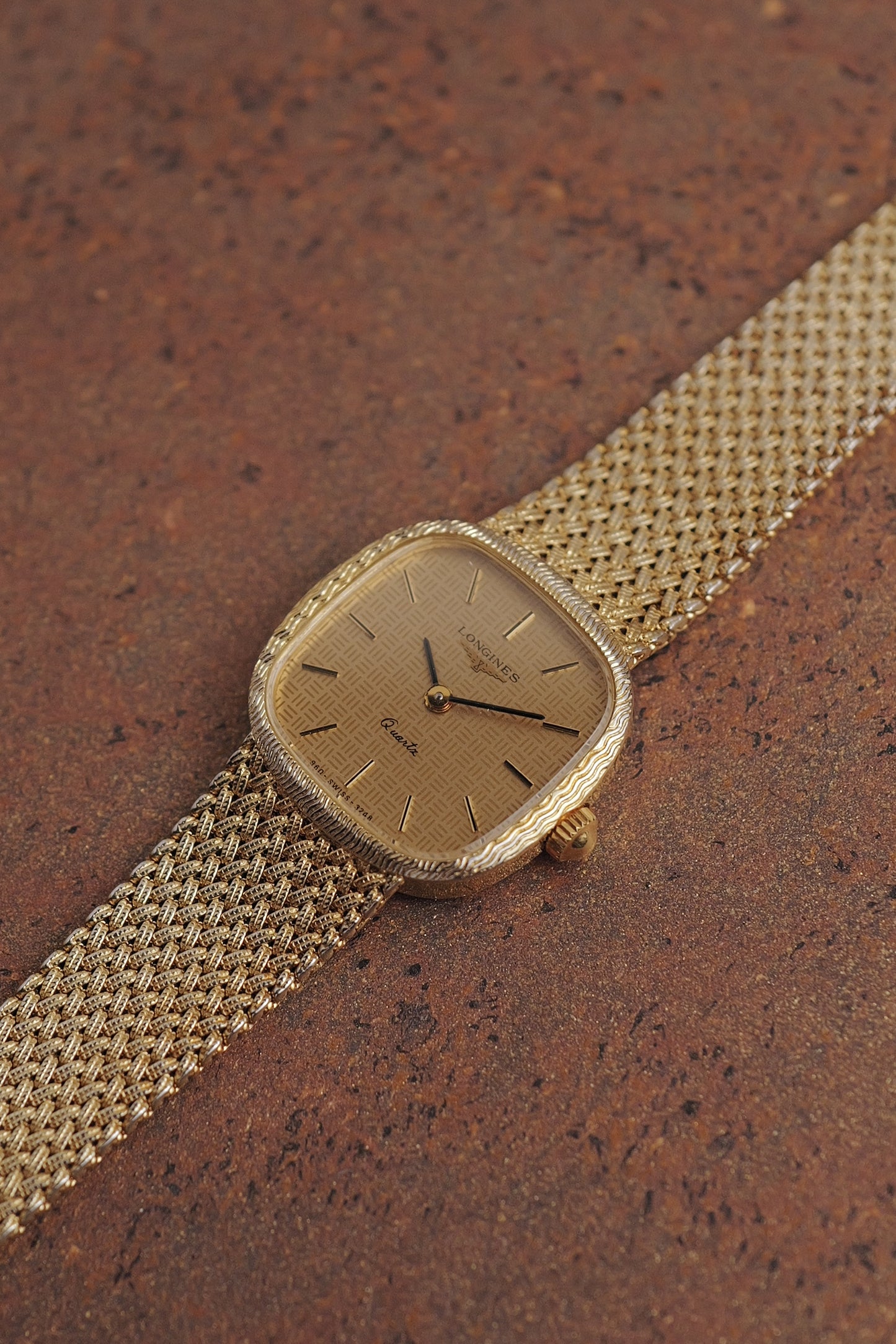 Longines integrated Bracelet Ladies Quartz with adjustable buckle