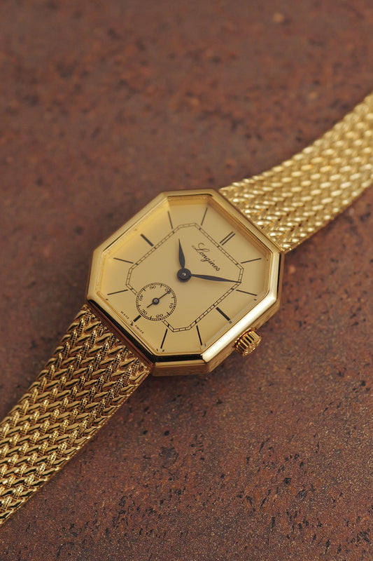 Ladies Longines Octa Integrated Bracelet NOS Manual winding