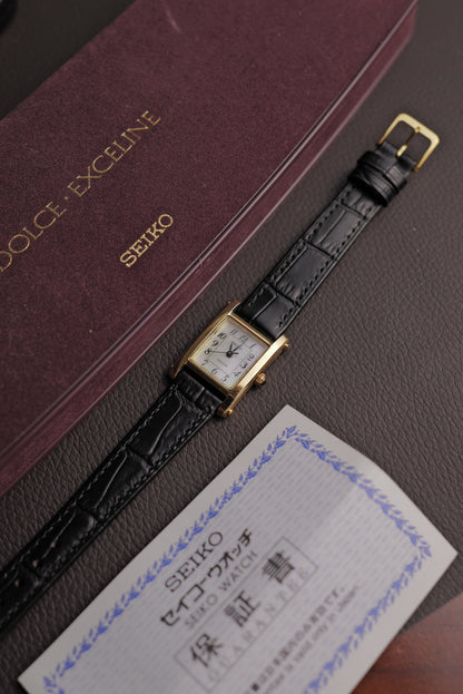 Seiko Exceline "Tank Normale" Mother of Pearl Circa. 1995