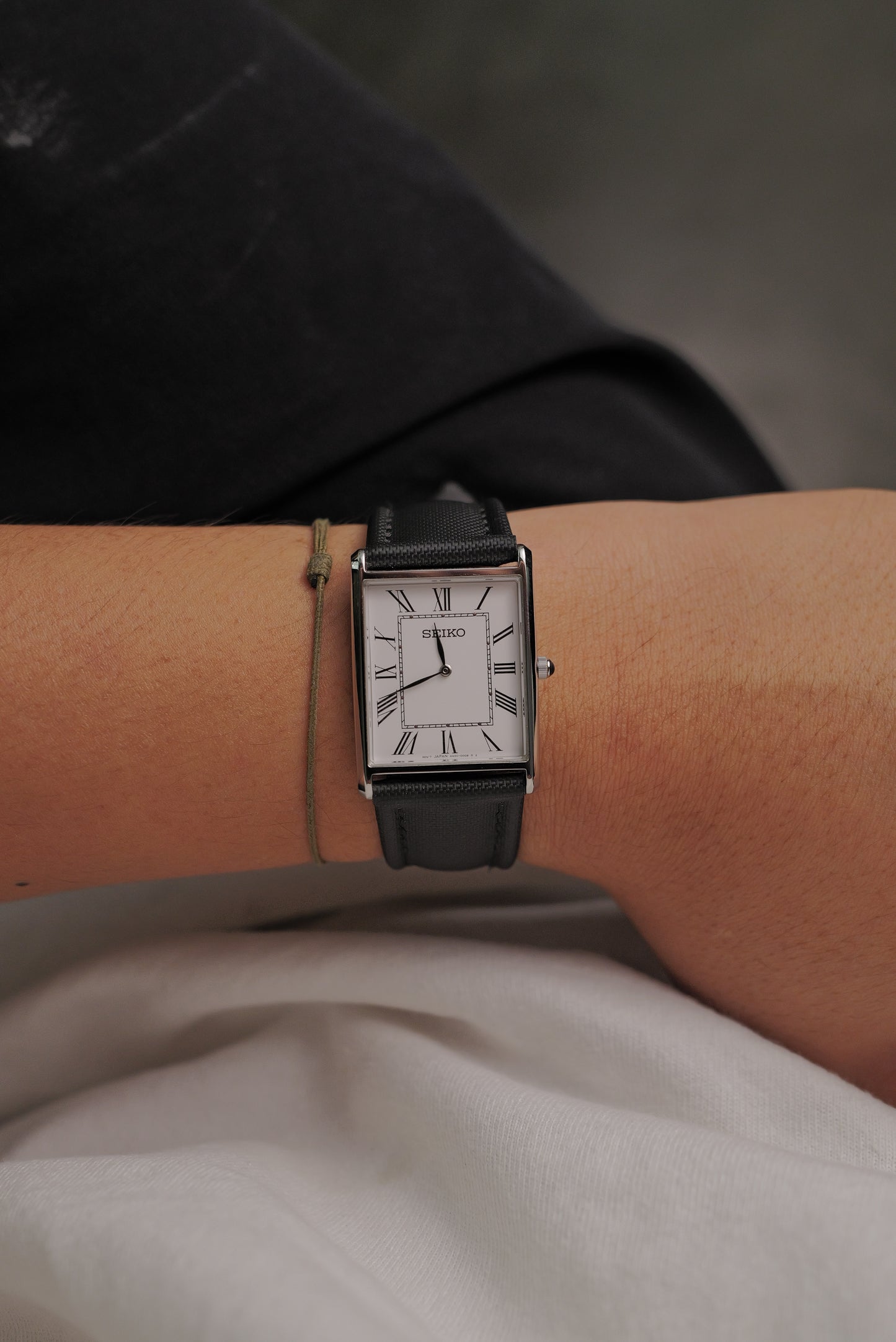 Classic Seiko Tank  Essential Collection edition in steel