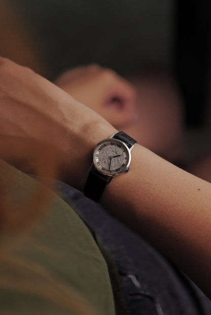 Omege De-ville "Floral" Circa. 1970s in steel