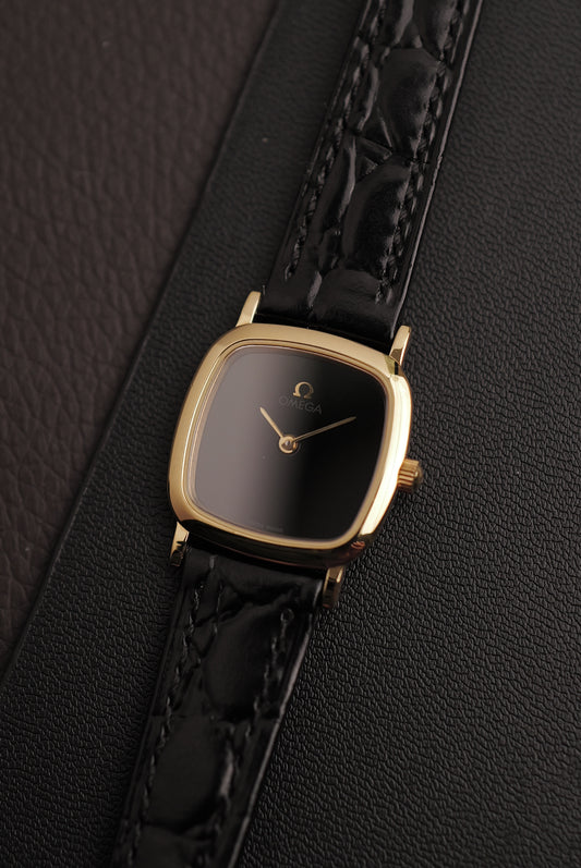 Omega De-ville "Onyx Cushion" Circa. 1990s