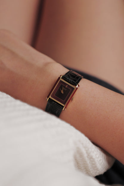 Seiko Tank Art-Deco Lacquer Circa. 1982