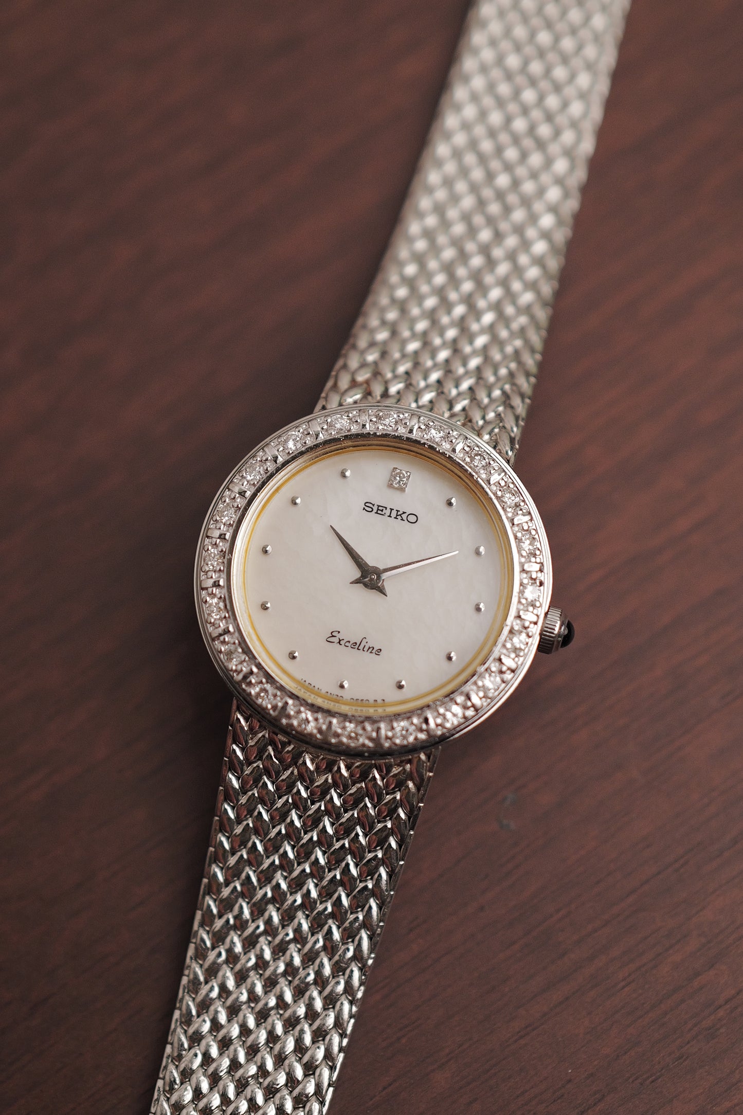 Seiko Exceline "MOP Diamonds" Circa. 1990