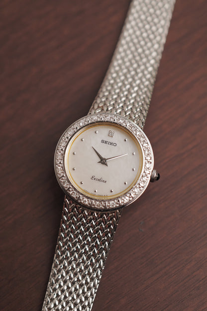 Seiko Exceline "MOP Diamonds" Circa. 1990