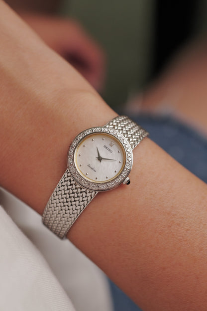 Seiko Exceline "MOP Diamonds" Circa. 1990
