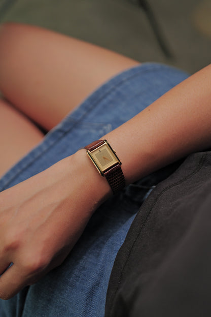 Seiko Tank Art-Deco Lacquer Circa. 1982