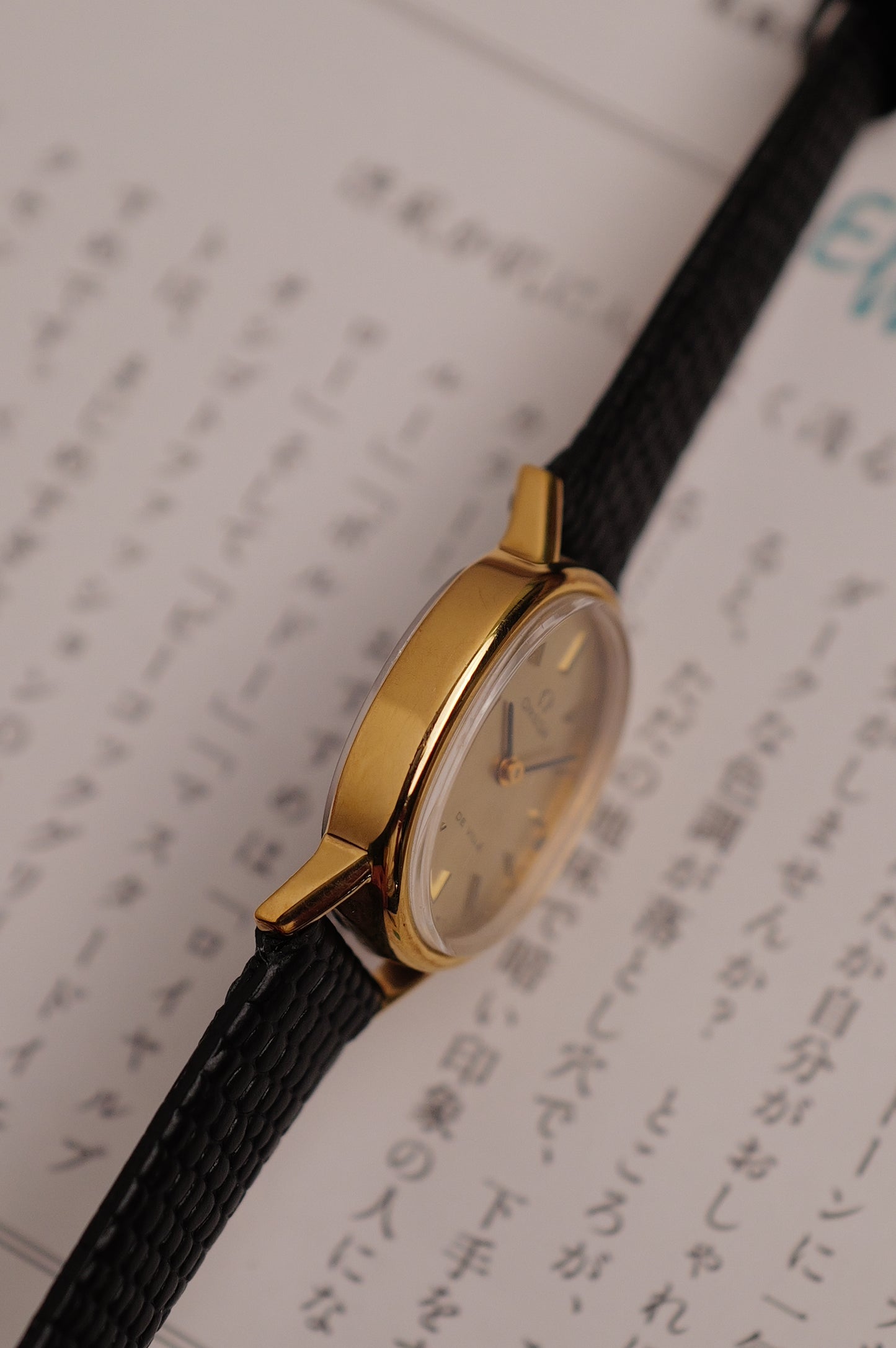 Ladies' Omega Mini Ellipse De-ville ref 511.0553 w/ original buckle