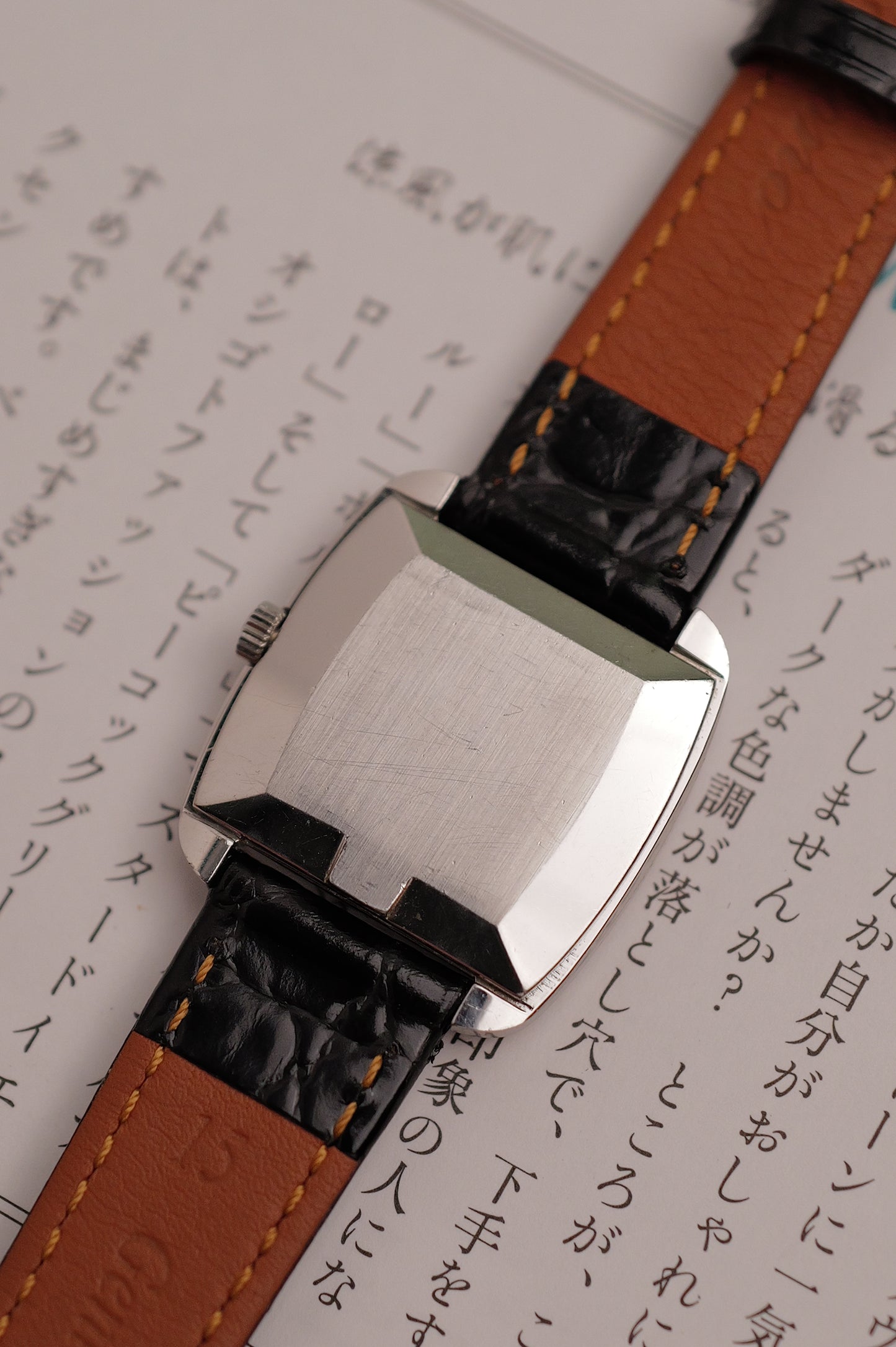 Omega De-ville "Cushion' Linen Dial Circa. 1970s