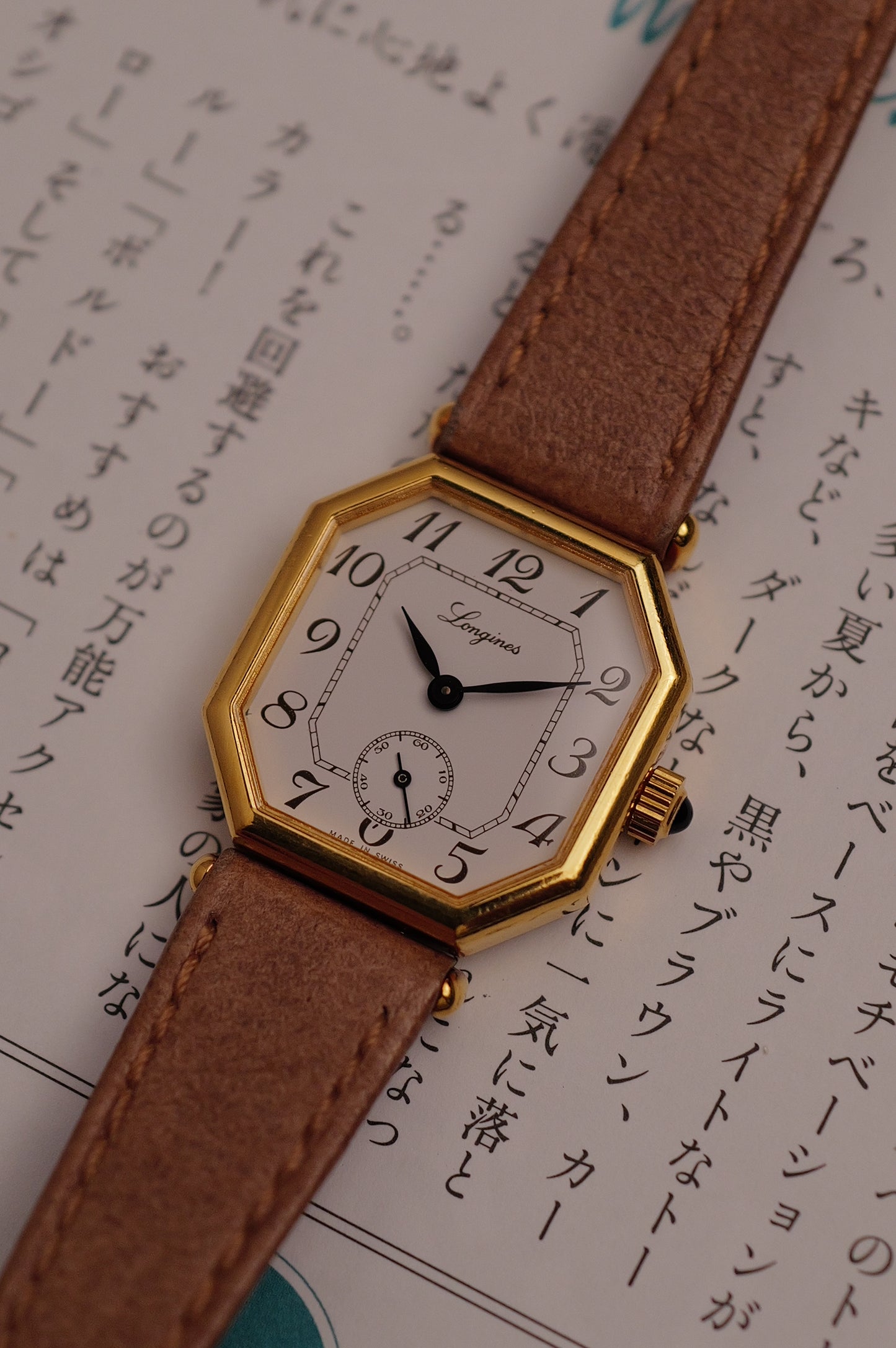 Longines "Octa Mini Breguet" Ref. 3209 Circa. 1970s w/ original buckle