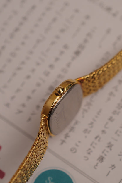 Longines integrated Bracelet "HoneyComb" Ladies Quartz with adjustable buckle