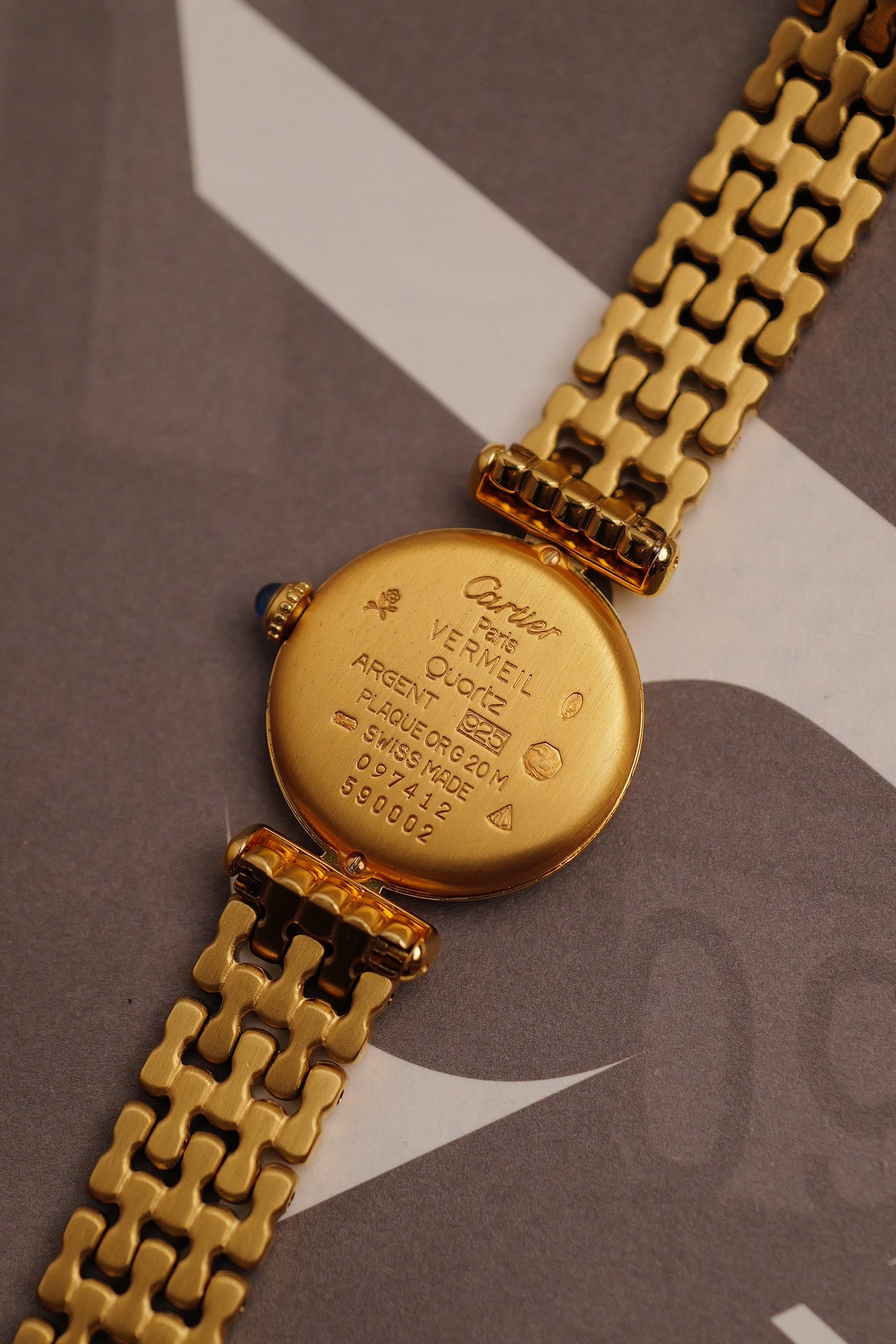 Cartier Colisee " Roman" Quartz Circa. 1980s