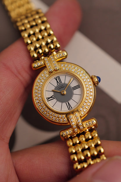 Cartier Colisee " Roman" Quartz Circa. 1980s