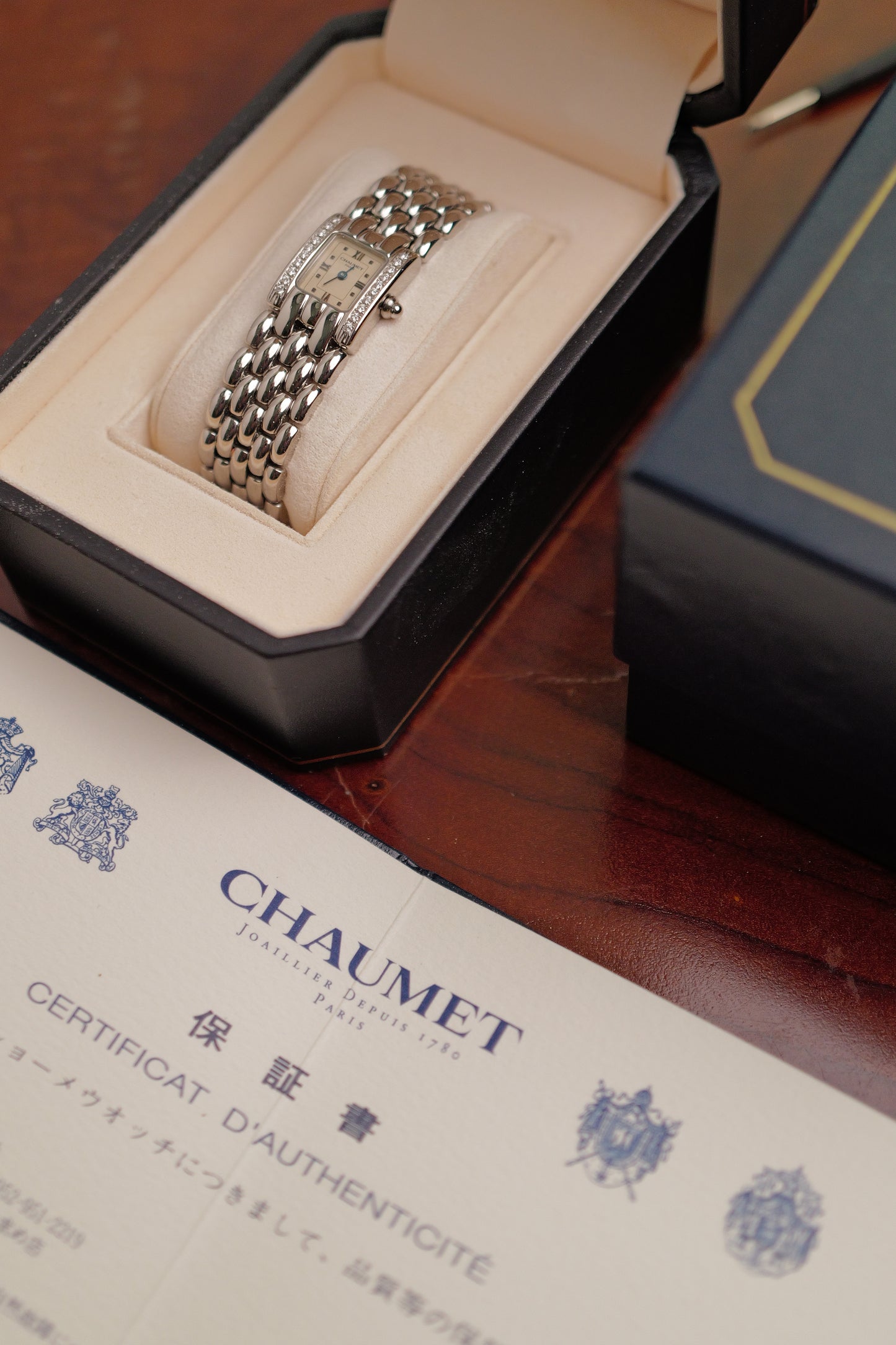Chaumet Khesis w/ Original Diamond Bezel Circa. 1998