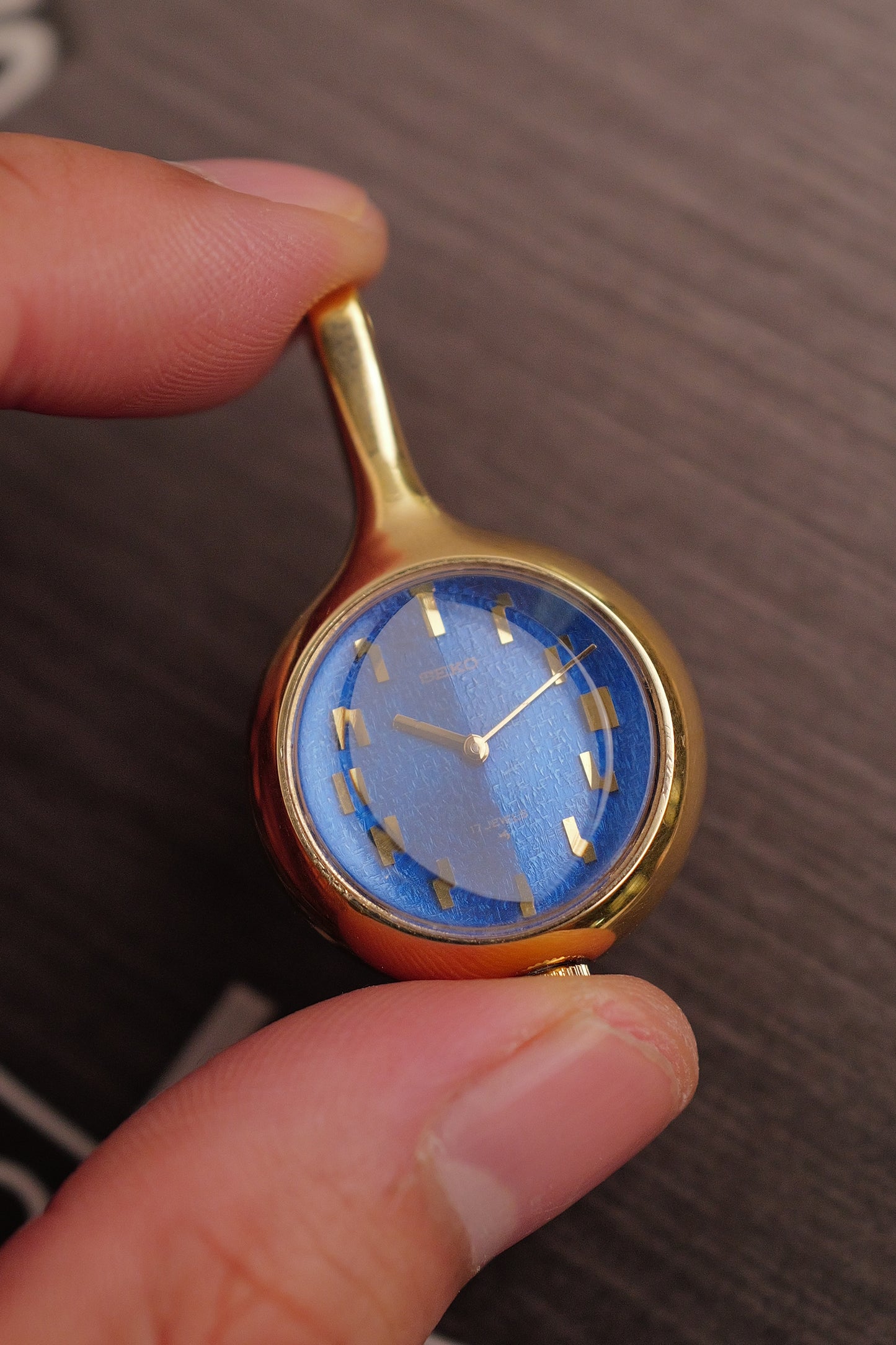 Seiko Pendent "Hip flask" Circa. 1980s