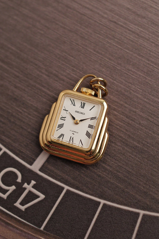 Seiko Pendent Art-Deco case Circa. 1980s