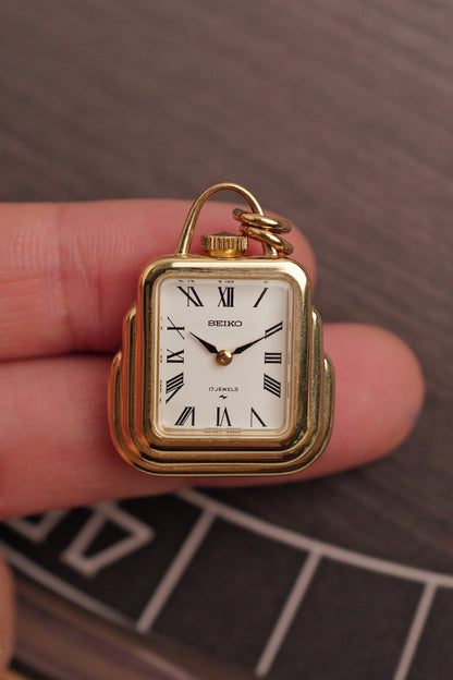 Seiko Pendent Art-Deco case Circa. 1980s