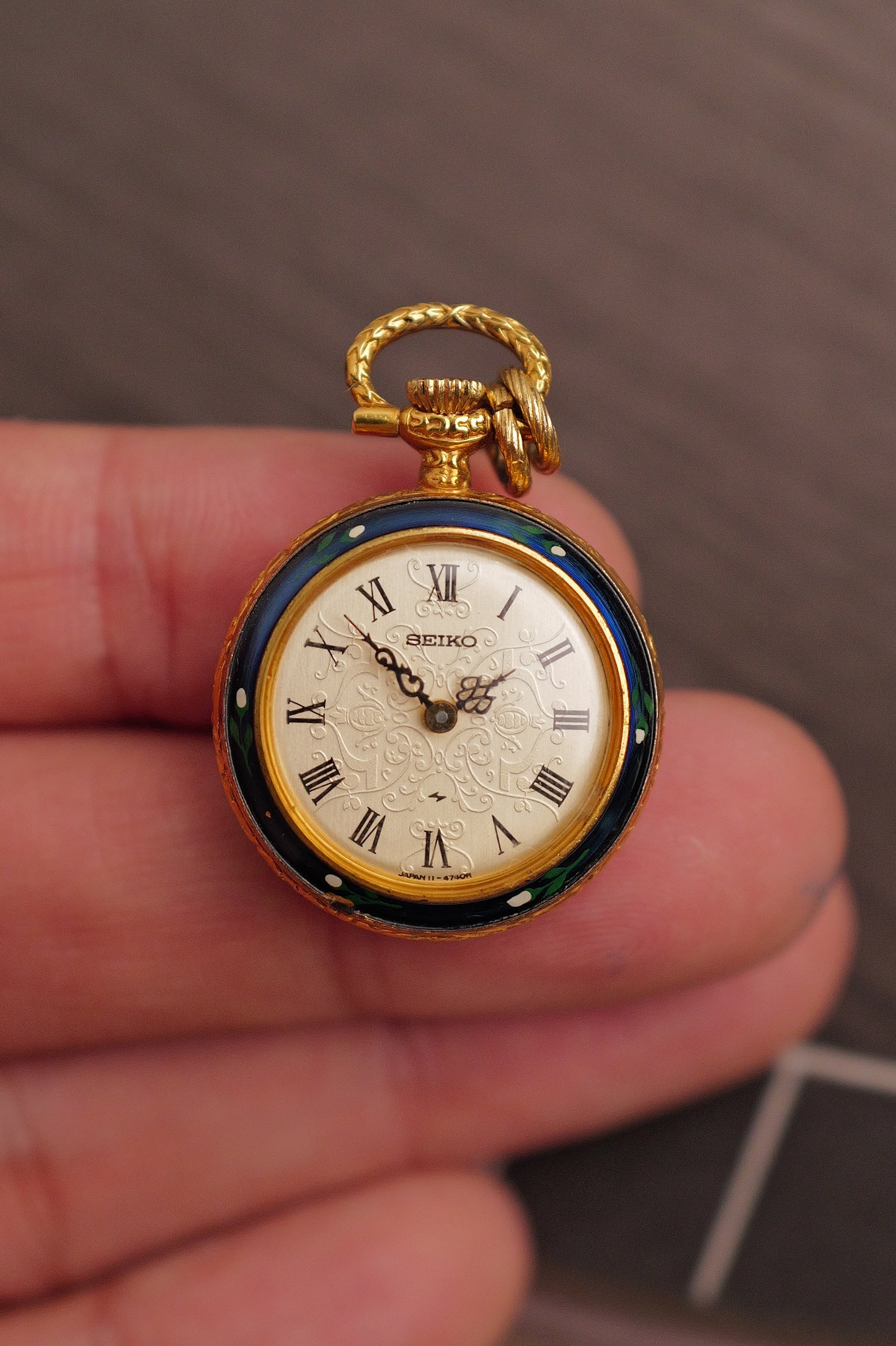 Seiko "Lacquer Bezel" Pendant watch Circa. 1970s