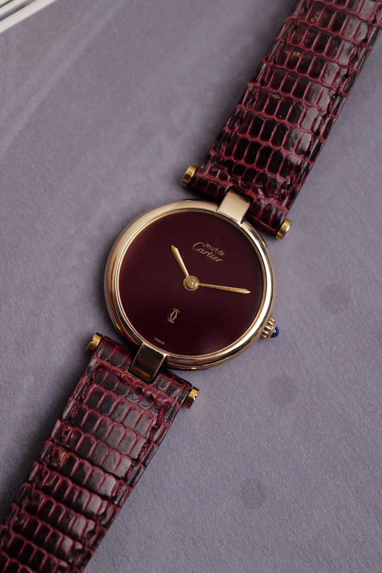 Cartier Vendome "Burgundy Spider " Lacquer SM