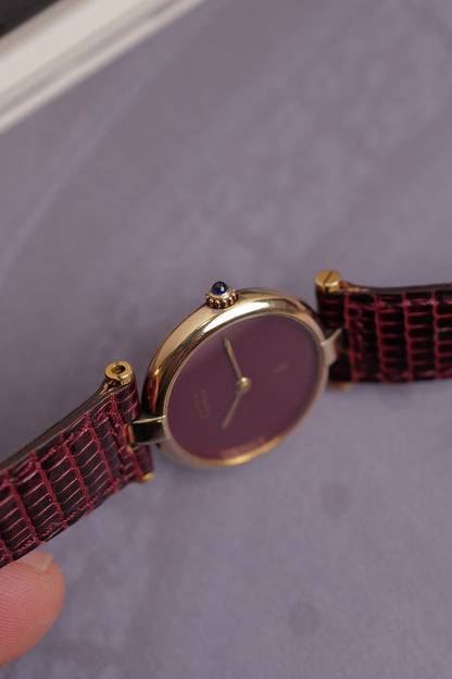 Cartier Vendome "Burgundy Spider " Lacquer SM