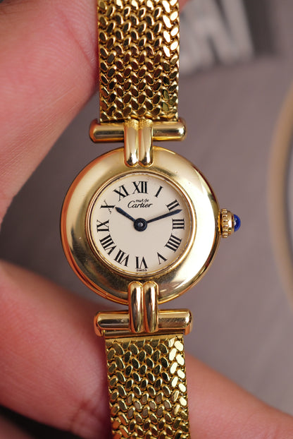 Cartier Colisee "Classic Mesh" Quartz Circa. 1980s